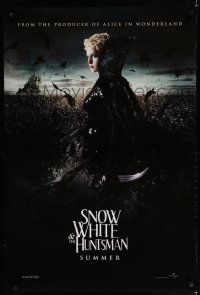 7k723 SNOW WHITE & THE HUNTSMAN teaser DS 1sh '12 cool image of sexy Charlize Theron!