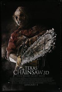 7k768 TEXAS CHAINSAW 3D advance DS 1sh '13 Alexandra Daddario, evil wears many faces!