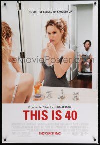 7k776 THIS IS 40 advance DS 1sh '12 Paul Rudd, Leslie Mann, Judd Apatow directed!
