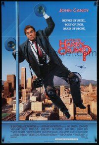 7k830 WHO'S HARRY CRUMB int'l 1sh '89 John Candy, Annie Potts, director Flaherty candid!