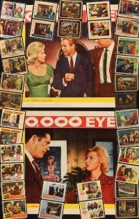 7m035 LOT OF 88 LOBBY CARDS '50s-60s two or more scenes from a variety of different movies!