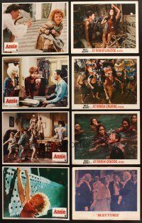 7m042 LOT OF 44 LOBBY CARDS 50s-80s incomplete sets from a variety of different movies!
