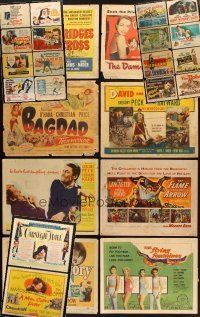 7m045 LOT OF 26 TITLE LOBBY CARDS '40s-60s great images from a variety of different movies!