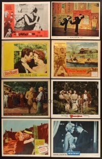 7m049 LOT OF 20 LOBBY CARDS '60s-70s great scenes from a variety of different movies!
