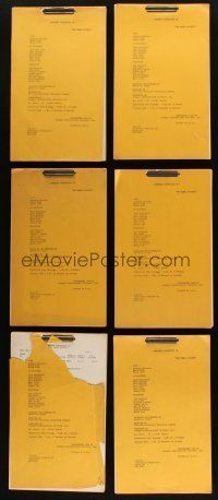 7m078 LOT OF 8 COMBINED CONTINUITY MOVIE SCRIPTS FROM REBEL ROUSERS '70 great content!