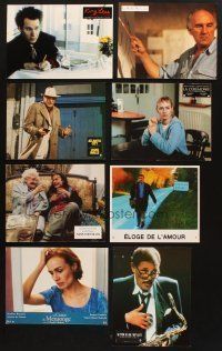 7m094 LOT OF 11 FRENCH LOBBY CARDS '80s-90s great scenes from a variety of movies!