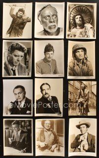 7m137 LOT OF 29 8x10 PORTRAIT STILLS OF MALE STARS '40s-50s Burt Lancaster, Robert Ryan & more!