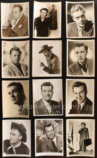 7m139 LOT OF 26 8x10 PORTRAIT STILLS OF MALE STARS '40s-50s Frank Sinatra, Mickey Rooney & more!