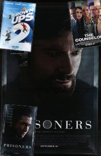 7m206 LOT OF 4 VINYL BANNERS '00s-10s Prisoners, The Counselor, Grown Ups 2