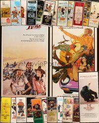7m224 LOT OF 25 UNFOLDED INSERTS '60s-80s great images from a variety of different movies!