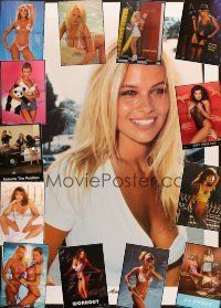 7m247 LOT OF 14 UNFOLDED COMMERCIAL POSTERS OF SEXY WOMEN '80s-90s Pamela Anderson & more!