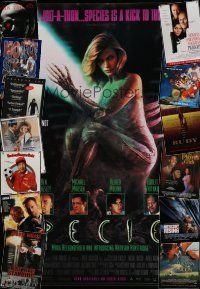 7m258 LOT OF 14 UNFOLDED VIDEO POSTERS '90s great images from a variety of different movies!