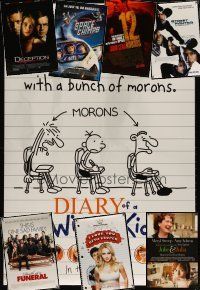 7m261 LOT OF 27 UNFOLDED DOUBLE-SIDED ONE-SHEETS '95 - '10 Diary of a Wimpy Kid & more!