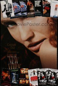 7m277 LOT OF 14 UNFOLDED DOUBLE-SIDED ONE-SHEETS '90s-00s a variety of great images!