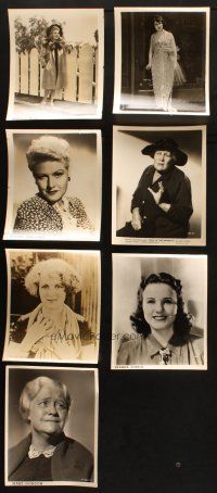 7m169 LOT OF 7 8x10 PORTRAIT STILLS OF FEMALE STARS '30s-50s pretty Deanna Durbin & more!