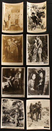 7m167 LOT OF 8 8x10 STILLS '50s great scenes from a variety of different movies!