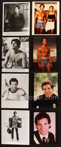 7m127 LOT OF 100 MOVIE, TV, AND PUBLICITY STILLS OF STEVE GUTTENBERG '80s-90s portraits&movie scenes