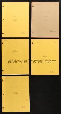 7m081 LOT OF 5 TV SCRIPTS FROM GUNSMOKE '66-67 the great cowboy western television series!