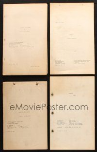 7m084 LOT OF 4 CONTINUITY MOVIE SCRIPTS '50s Dead Man's Gold, Frontier Phantom, Carnival Rock!
