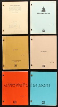 7m318 LOT OF 6 REPRO MOVIE SCRIPTS '90s-00s Independence Day, Cocoon, Home Alone 2 & more!