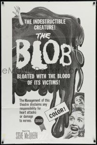 7p096 BLOB military 1sh R60s the indescribable & indestructible monster, nothing can stop it!