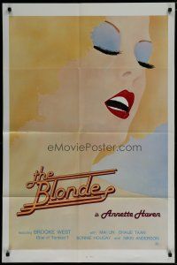 7p097 BLONDE 1sh '80 J Hogston artwork of sexy Annette Haven!