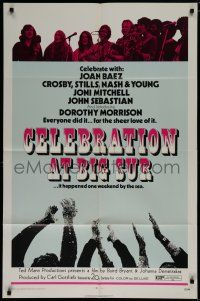 7p161 CELEBRATION AT BIG SUR 1sh '71 celebrate with Joan Baez, Crosby, Stills, Nash & Young!
