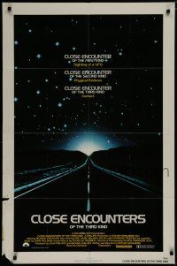 7p181 CLOSE ENCOUNTERS OF THE THIRD KIND 1sh '77 Richard Dreyfuss, Spielberg classic!