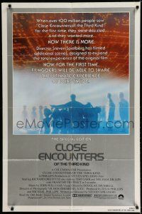 7p182 CLOSE ENCOUNTERS OF THE THIRD KIND S.E. 1sh '80 Steven Spielberg's classic with new scenes!