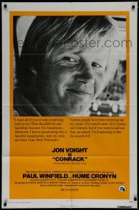 7p196 CONRACK 1sh '74 great close portrait of dedicated teacher Jon Voight, from Pat Conroy novel!