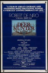 7p233 DEER HUNTER 1sh '78 directed by Michael Cimino, Robert De Niro, Christopher Walken