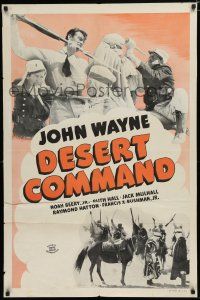 7p235 DESERT COMMAND 1sh '46 Ruth Hall, John Wayne in the French Foreign Legion!