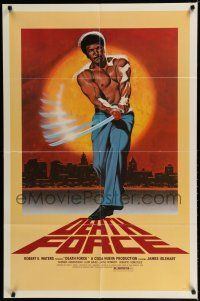 7p295 FIGHTING MAD 1sh '78 Leon & Jayne Kennedy, beaten, betrayed, and bustin' loose!