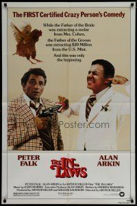 7p415 IN-LAWS 1sh '79 classic Peter Falk & Alan Arkin screwball comedy!