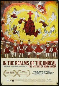 7p407 IN THE REALMS OF THE UNREAL 1sh '04 mystery of Henry Darger, great different art!