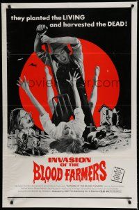 7p420 INVASION OF THE BLOOD FARMERS 1sh '72 they planted the LIVING and harvested the DEAD!