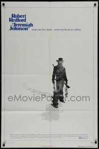 7p434 JEREMIAH JOHNSON style C 1sh '72 cool image of Robert Redford, directed by Sydney Pollack!
