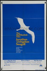 7p438 JONATHAN LIVINGSTON SEAGULL 1sh '73 great bird images, from Richard Bach's book!