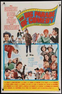 7p541 MGM'S BIG PARADE OF COMEDY 1sh '64 W.C. Fields, Marx Bros., Abbott & Costello, Lucille Ball!