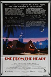 7p608 ONE FROM THE HEART 1sh '82 Francis Ford Coppola, Raul Julia, Nastassja Kinski!
