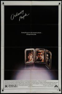 7p612 ORDINARY PEOPLE 1sh '80 Donald Sutherland, Mary Tyler Moore, directed by Robert Redford!