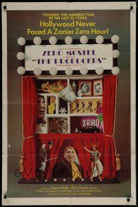7p672 PRODUCERS 1sh '67 Mel Brooks, Zero Mostel & Gene Wilder perform on Broadway!