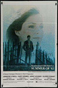 7p829 SUMMER OF '42 1sh '71 in everyone's life there's a summer like this, Jennifer O'Neill!