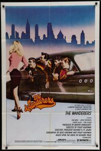 7p939 WANDERERS 1sh '79 Ken Wahl in Kaufman's 1960s New York City teen gang cult classic!