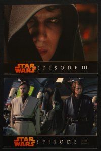 7r090 REVENGE OF THE SITH 12 French LCs '05 Star Wars Episode III, Ewan McGregor, Christensen!