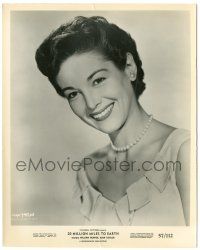 7s030 20 MILLION MILES TO EARTH 8x10.25 still '57 pretty smiling portrait of Joan Taylor!