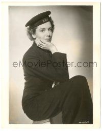 7s194 DEBORAH KERR English 8x10.25 still '45 portrait in sailor suit & cap from Perfect Strangers!