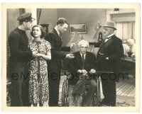 7s223 DOWN TO THE SEA 8x10.25 still '36 Fritz Leiber w/ divers wooing daughter Ann Rutherford!