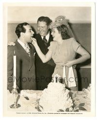 7s238 ELENA VERDUGO 8.25x10 still '46 Oakie watches her feed wedding cake to groom Charles Marion!
