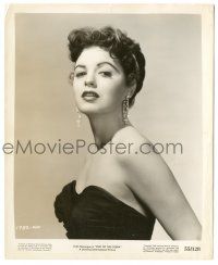 7s247 FAITH DOMERGUE 8.25x10 still '55 sexy c/u in low-cut dress from Cult of the Cobra!